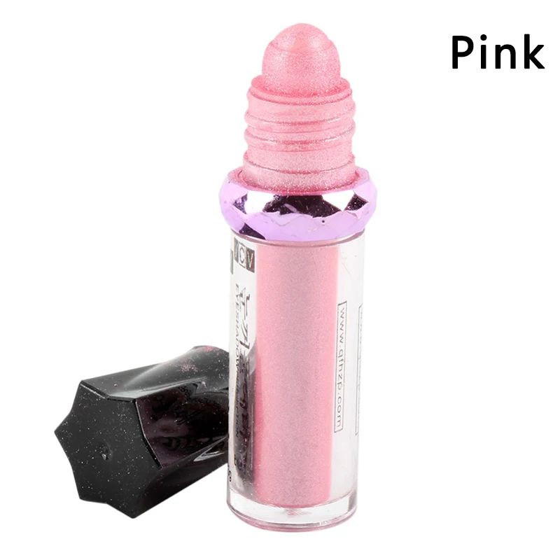 Pink Флуоресцентные тени для век, пудра, очаровательные блестящие минеральные шарики, тени для век, сексуальные тени для век, стойкий макияж, красота, монохромные тени для век - Цвет: Pink