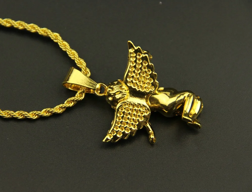 Модные ювелирные изделия разложите крылья и очарование микро Ангел кусок