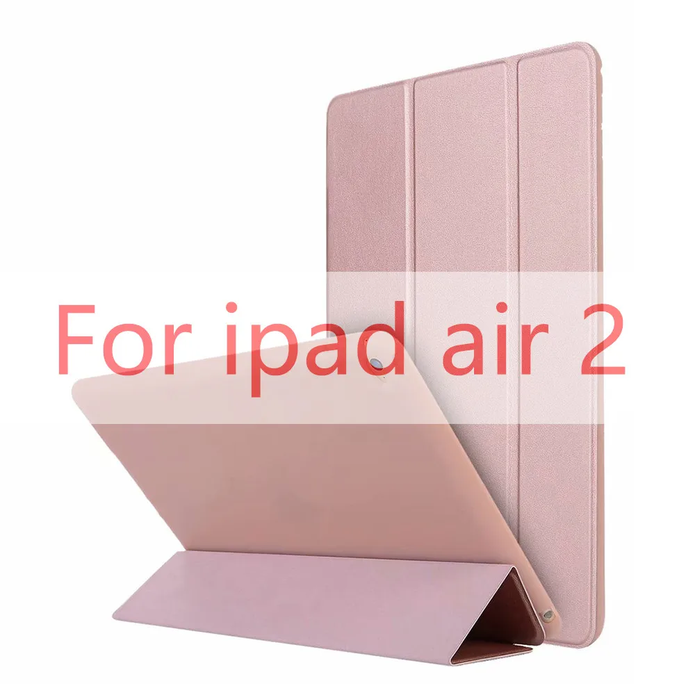 Ipad 6 Rose Gold Чехол для ipad air, откидной Чехол-подставка для ipad 5 6, чехол из искусственной кожи для ipad air 2 смарт-чехол для ipad air 1 - Цвет: Ipad 6 Rose Gold