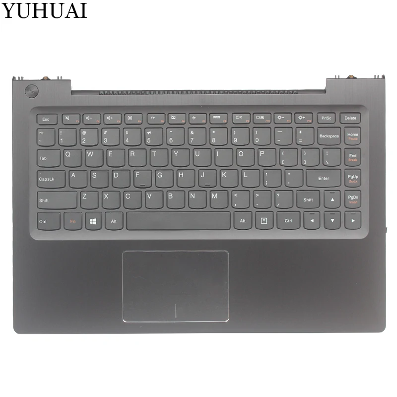 Новая клавиатура для ноутбука США Lenovo U330p U330 US с корпусом Palmrest Touchpad 3KLZ5TALV30 без