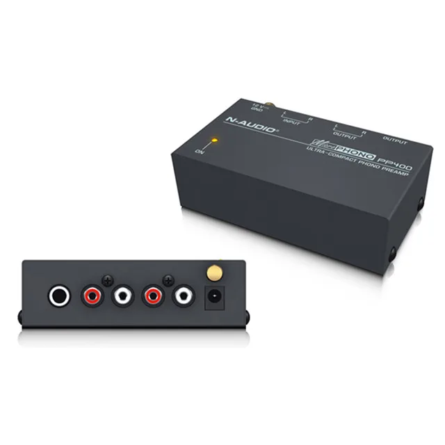 Ультракомпактный предусилитель для фонофона с интерфейсами RCA 1/4 TRS PP400|Усилители