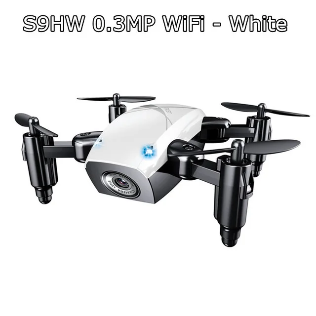 S9W 30W Cam White Универсальный Дрон S9W мини-Дрон с камерой S9 без камеры радиоуправляемые вертолеты складной Дрон удерживающий высоту Квадрокоптер WiFi FPV карманная игрушка - Цвет: S9W 30W Cam White
