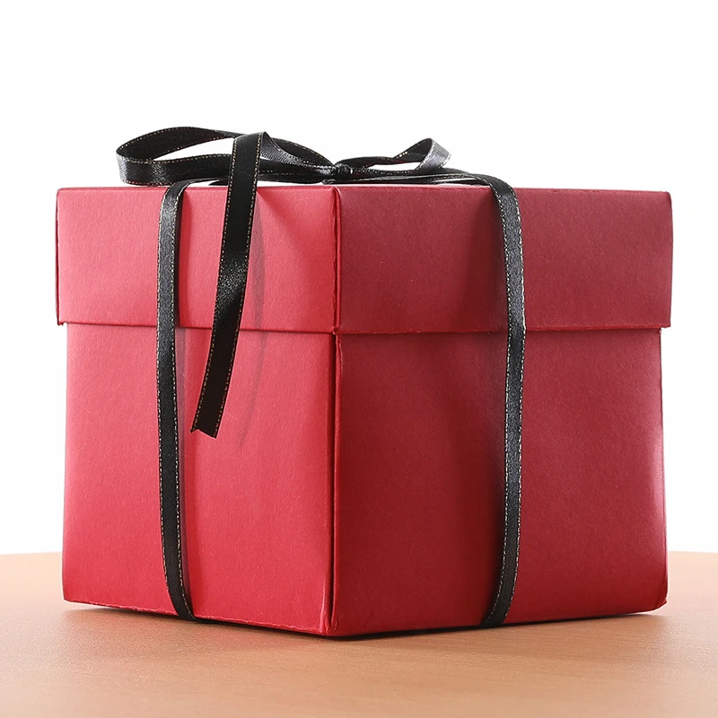 

HAUSBAY DIY Explosion Gift Box Explosion Box Birthday Gift Chritmas Valentine's Day Anniversary Wedding Gift Propose Square D011