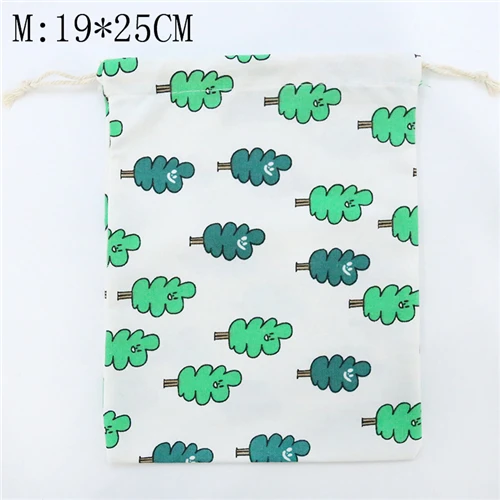 Style 1 M ETya женский хлопковый мультяшный Симпатичный мешочек на шнурке свежая дорожная косметичка женские косметички чехол Чехлы для обуви сумка - Цвет: Style 1 M