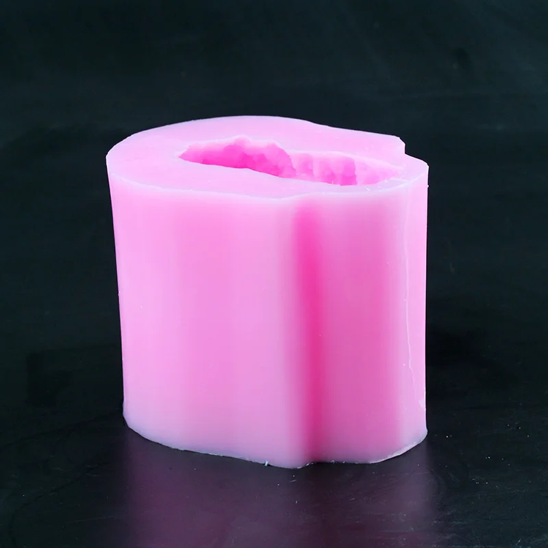 

3D Skull Silicone Candle Mold Handmade Chocolate Resin Plaster Mould Skeleton Halloween Soap Making Tool