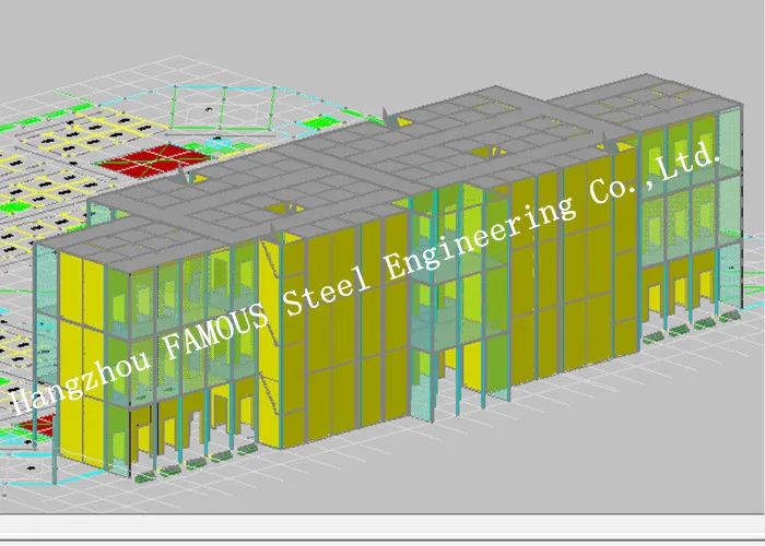 

High Level Office Steel Structure Building Architectural and Structural Engineering Designs Institute