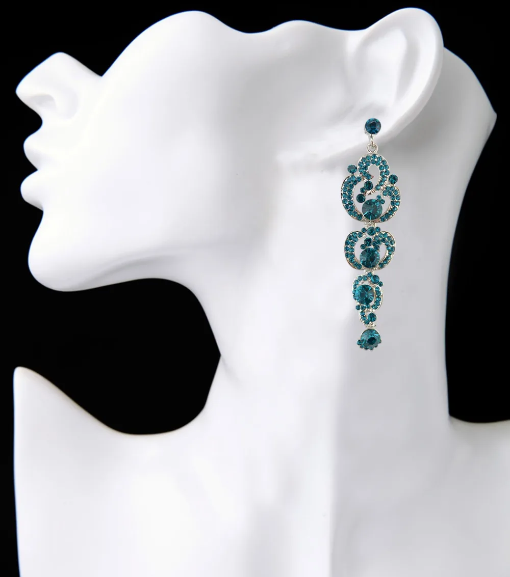 Bohemian Fahsion 5 Colors Dangle Earring Crystal Rhinestone Luxry Weeding earring for women | Украшения и аксессуары