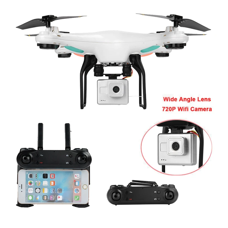 DM006 Шестиопорный фиксированный четырехосный самолёт RC Drone 6 осевой пульт