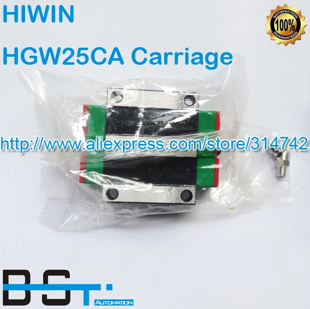 Новая Оригинальная линейная рельсовая каретка HIWIN HGW25CA # подходит к направляющей