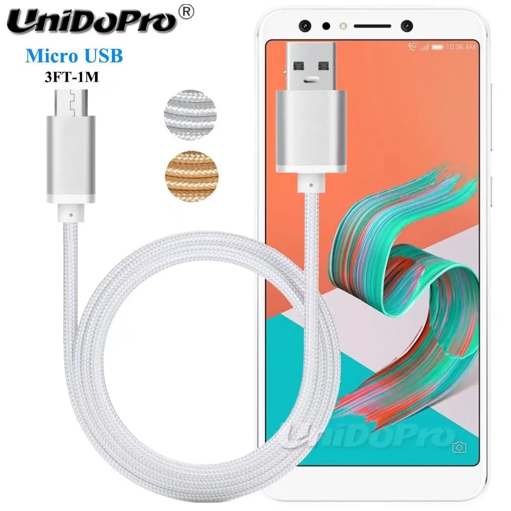 Быстрое зарядное устройство Micro USB 3 фута для ASUS ZenFone 4 Max Pro ZC554KL Selfie ZD553KL ZD552KL ZB553KL