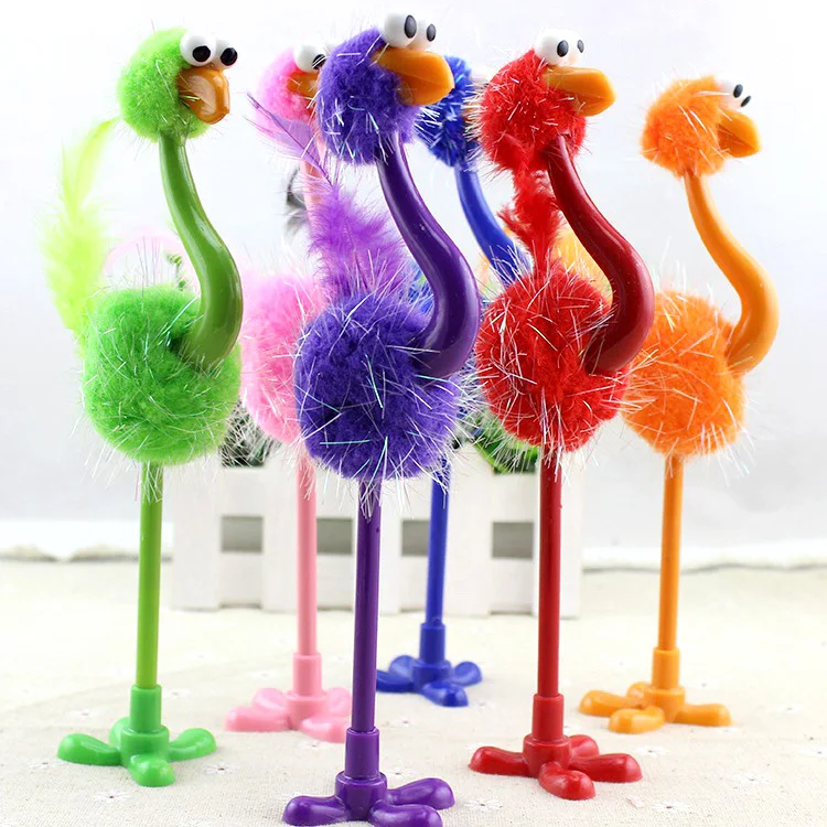 36 шт./лот шариковые ручки с милыми мультяшными страусиными птицами забавная