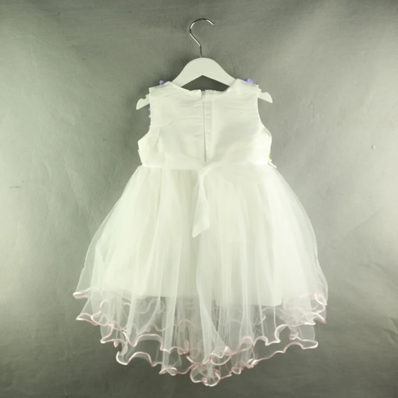 Обувь для девочек платье 2018 фирменное принцессы Одежда без рукавов с аппликацией