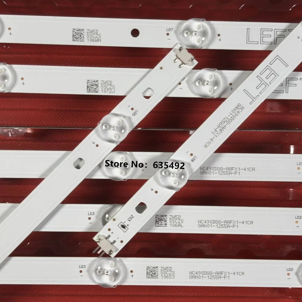 Светодиодная лента для подсветки 9 ламп LG Innotek Direct 49 дюймов FHD A/B Тип NC490DUE 49LX300C LGE WICOP