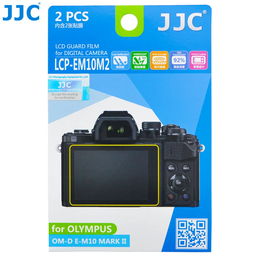 JJC Защитная пленка для ЖК экрана Olympus PEN E PL7 OM D EM1 M10 MARK II P5 Mark M5 III F|screen protector|guard filmolympus