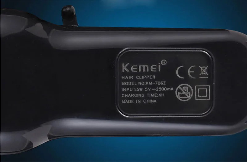 Новая машинка для стрижки волос от Kemei профессиональный беспроводной триммер