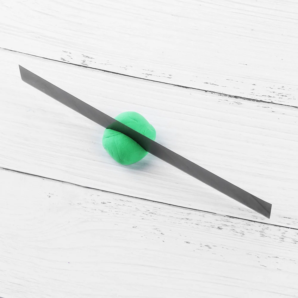 Глина для керамики DIY гибкий полимерный резак глины из нержавеющей стали лезвия
