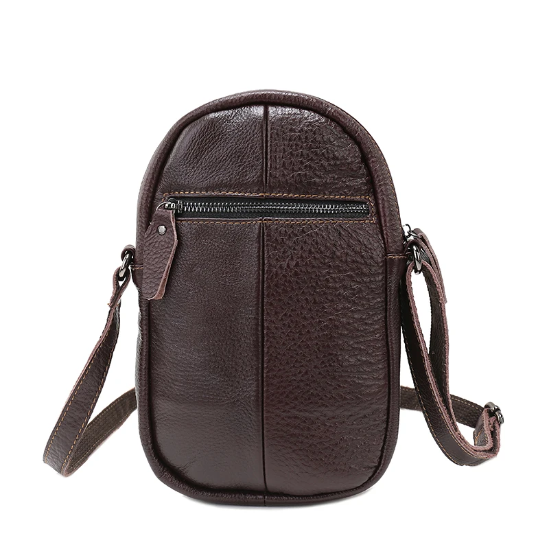 Nuleez Real Leather Cross-body Bags Unisex Cool Genuine Cowhide Leisure Bag Handbags Casual Green Brown On Sale 2021 |