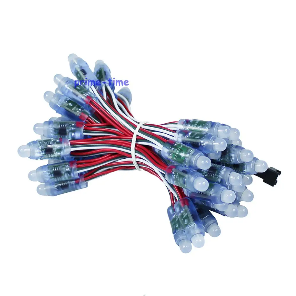 WS2811 полноцветный пиксельный модуль 12 мм DC5V IP68 водонепроницаемый точечный