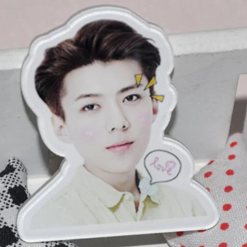 1 шт. Мультяшные милые забавные Броши EXO Oh Se Hun Luhan акриловые броши значок брошь для