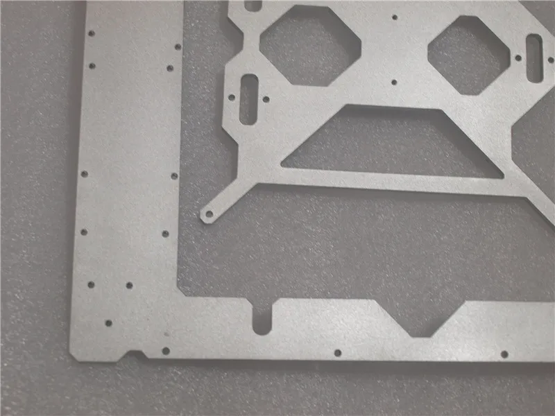 

Funssor Reprap Prusa i3 MK2 Clone frame silver color aluminum frame kit 6mm thickness made by CNC