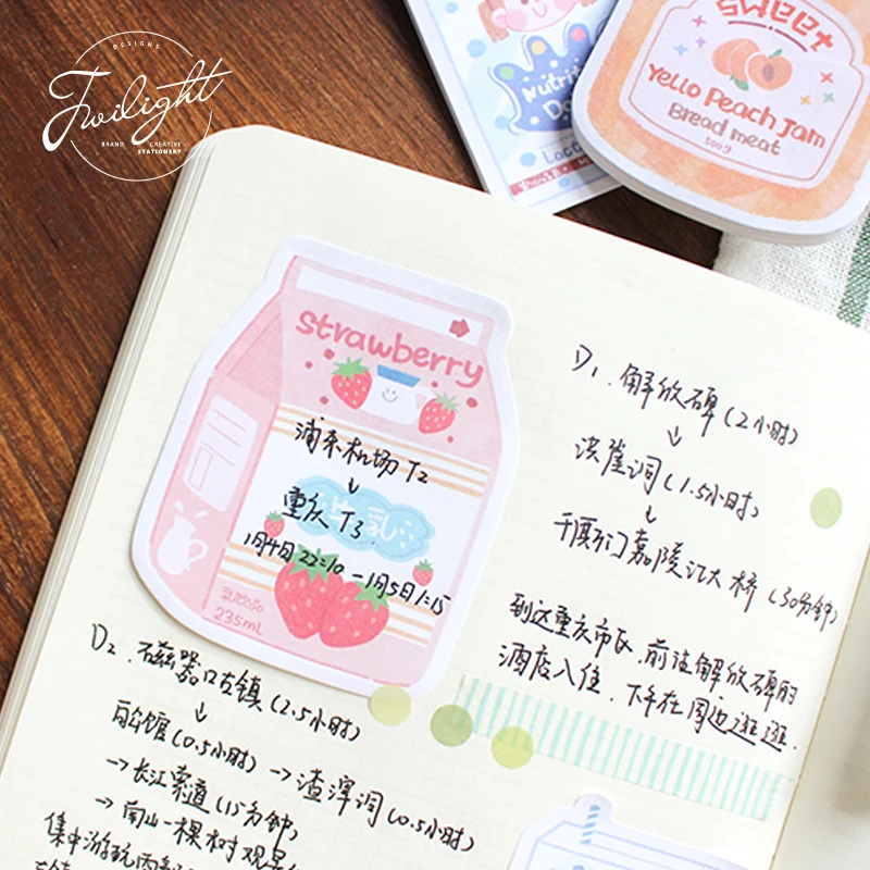 

12PCS/LOT Love eating and drinking sticky n times stickers memo pad