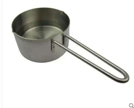 

200ml wire handle 304 stainless steel measuring spoon measuring cup can be directly heated measuring spoon with scale