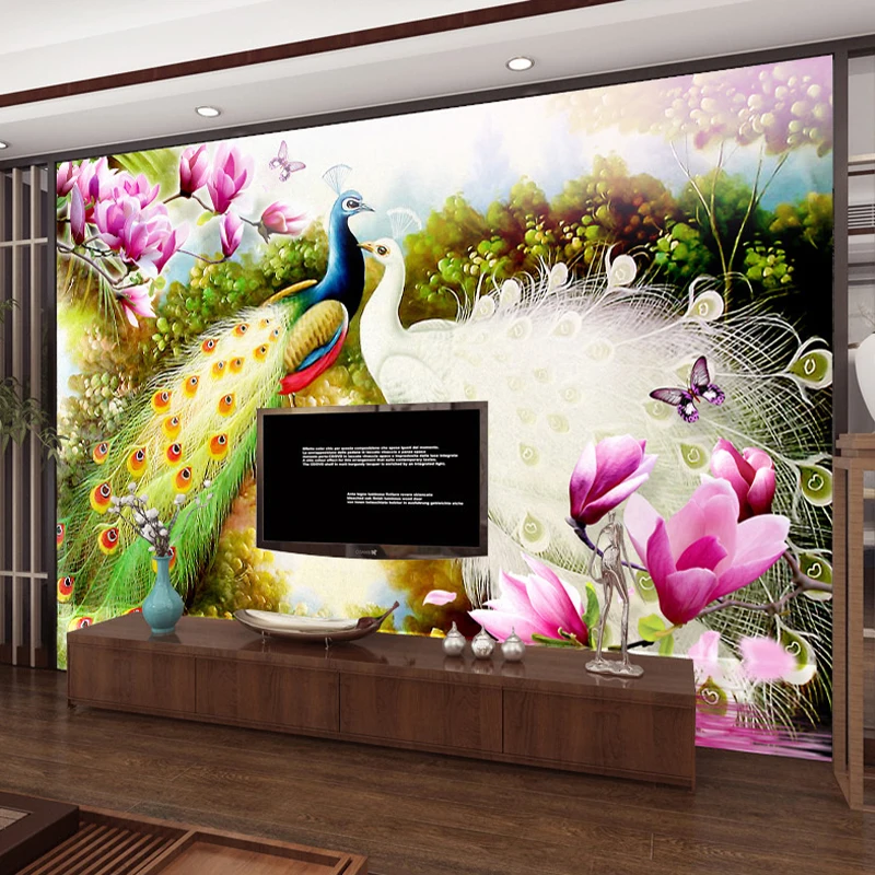 Пользовательские 3D фото обои водонепроницаемый холст нарисованный вручную