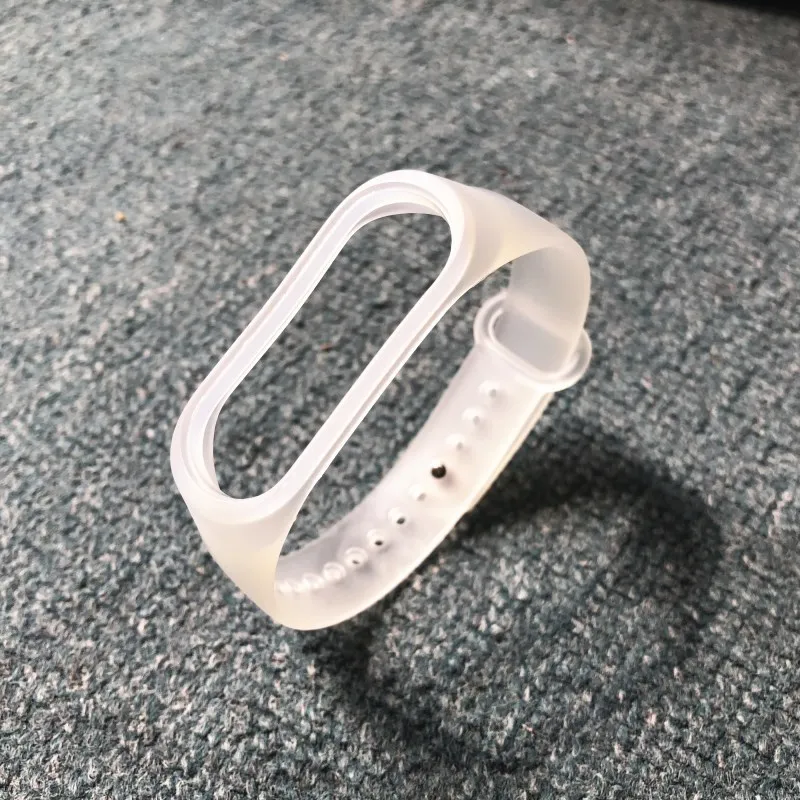 Прозрачный ремешок для часов Xiaomi Mi Band 3 спортивный смарт браслет сменный