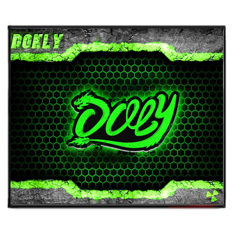 DOKLY интернет модель коврик для мыши игровой 300x240x2мм запирающийся край скоростная