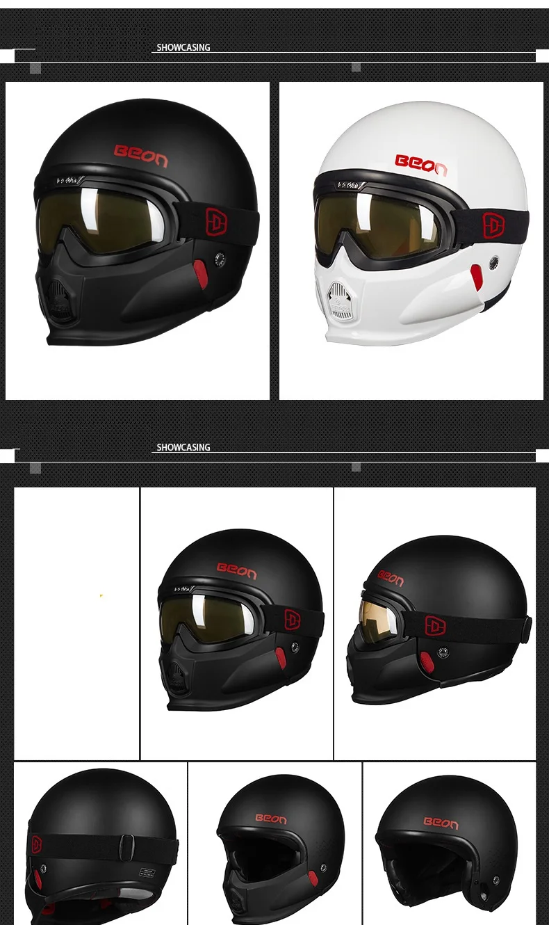 Beon открытый шлем-каска Casco Capacete шлемы с google chin мотоцикл модульные шлемы ECE