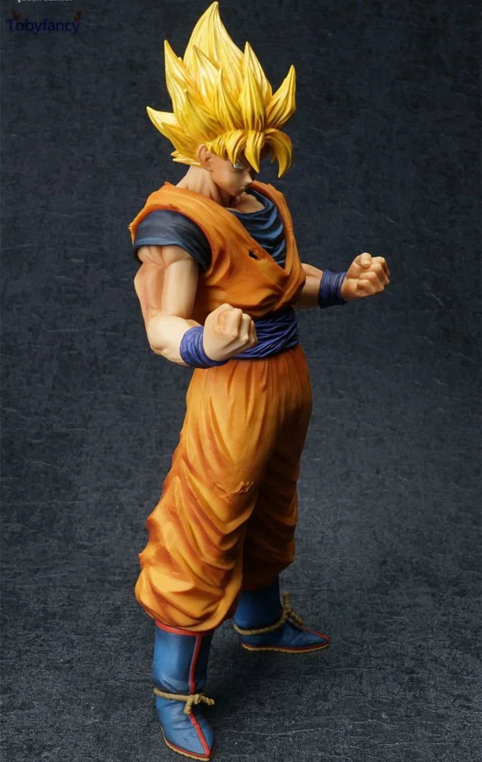 Dragon Ball Z большая Гоку Разрешение солдат ROS Супер Саян Сон ПВХ фигурку Модель