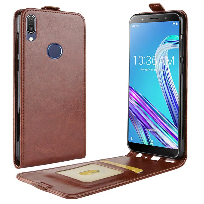 Чехол для Asus Zenfone Max Pro M1 ZB602KL 6 0 дюйма кошелек задняя крышка из искусственной кожи