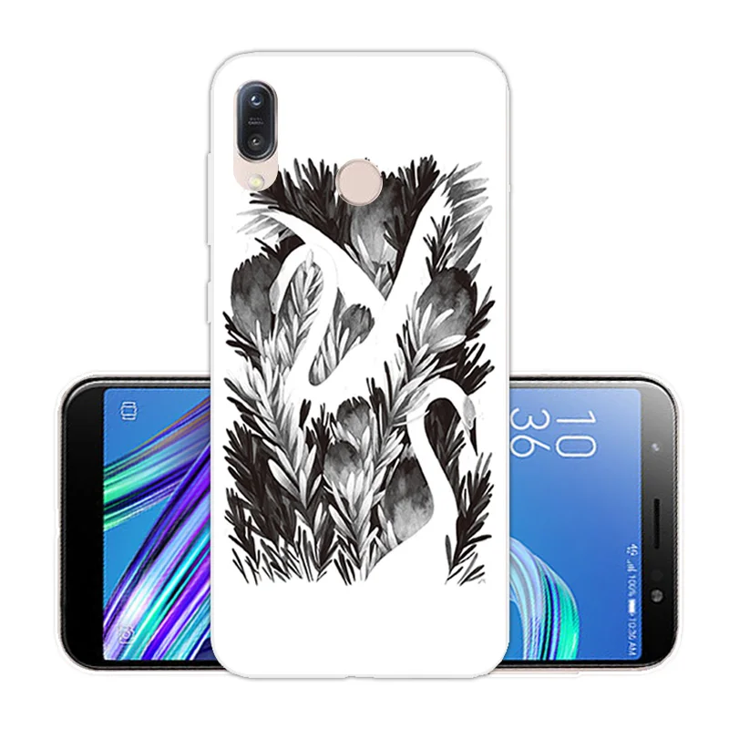 for Asus Zenfone Max M1 ZB555KL Fitted Phone Cases 5 inch ASUS ZENFONE MAX Silicone Shell Animal Capa |