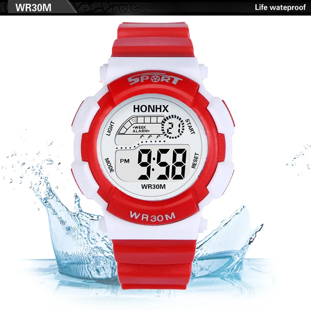 Reloj Infantil часы для мальчиков детские модные цифровые светодиодные аналоговые