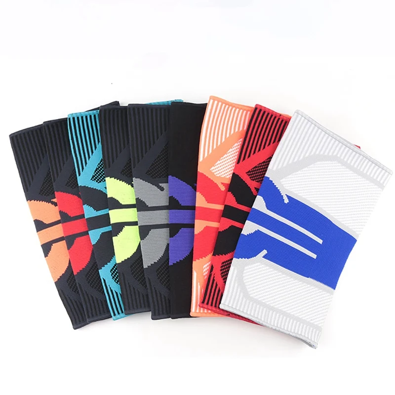 

1pc Knee Knitted Pad Sleeve Compression Keep Warm Knee Support Nylon Breathable Elastic Leg Protector For Fitness Workout Sports