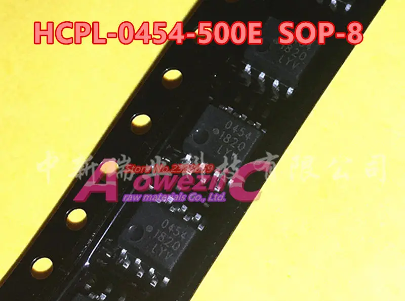 

Aoweziic 2018+100% new imported original HCPL-0452-500E 0452 HCPL-0453-500E 0453 HCPL-0454-500E 0454 SOP-8 Isolating Optocoupler