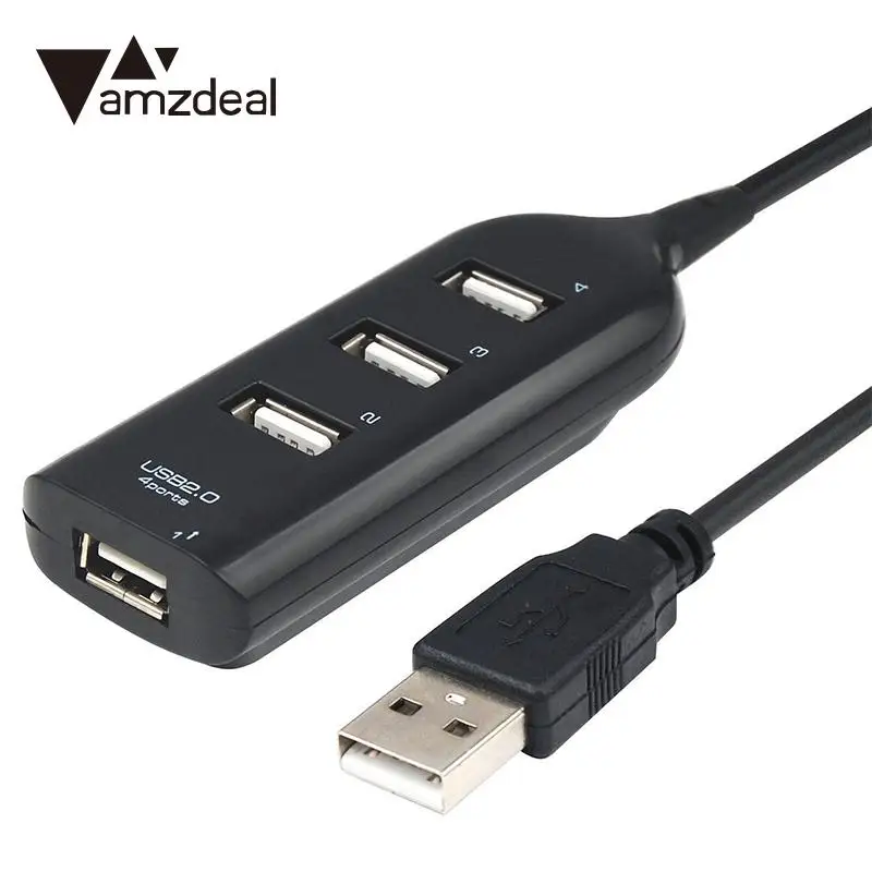 4 порта usb хаб сплиттер адаптер расширения конвертер высокоскоростной * для ПК