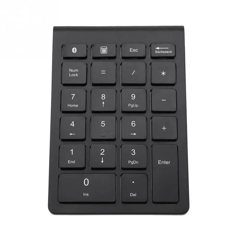 Черный 22 клавиши мини Numpad беспроводной Bluetooth цифровая клавиатура для Apple