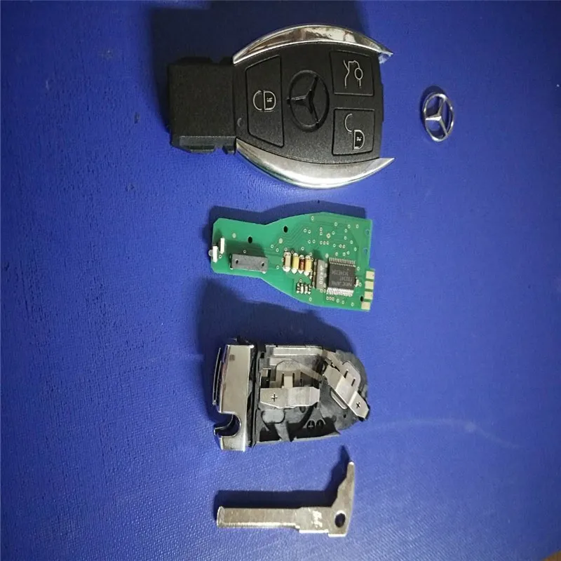 For Mercedes NEC KEY BAG FOR BENZ Keyless Entry Smart Remote Key 3 Button 433MHz Chip for Mercedes-Benz 2000+ | Автомобили и