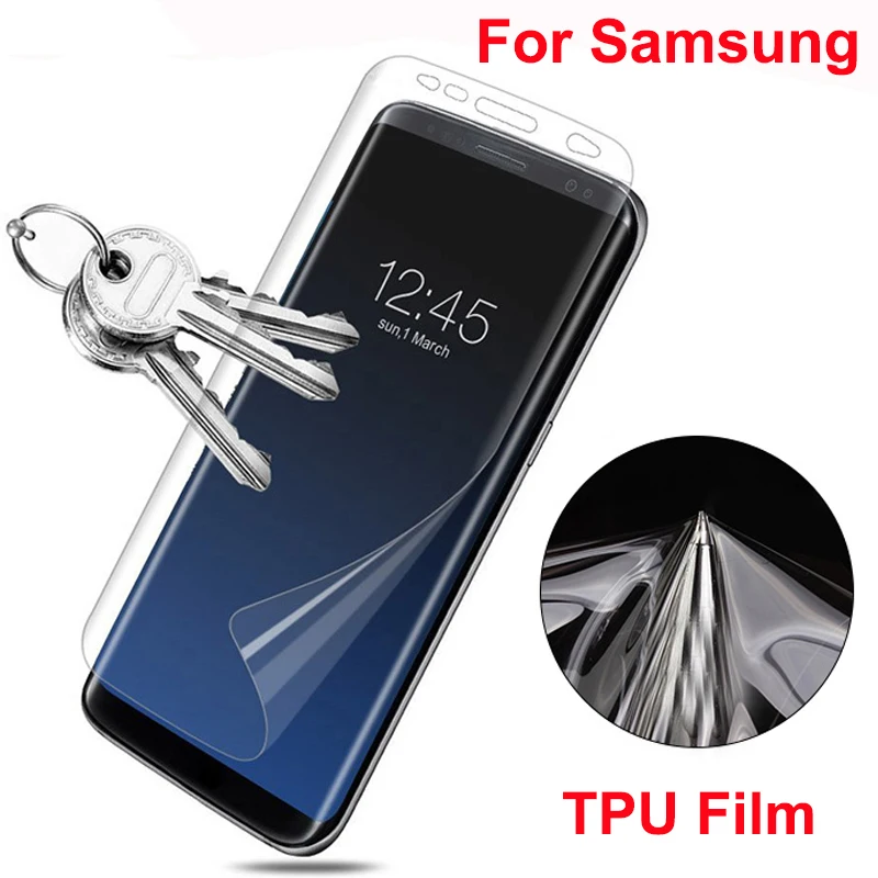 3D изогнутая Защитная пленка для Samsung S10 Plus Lite мягкая ТПУ Galaxy S8 S9 Samsun S 8 9 10 не