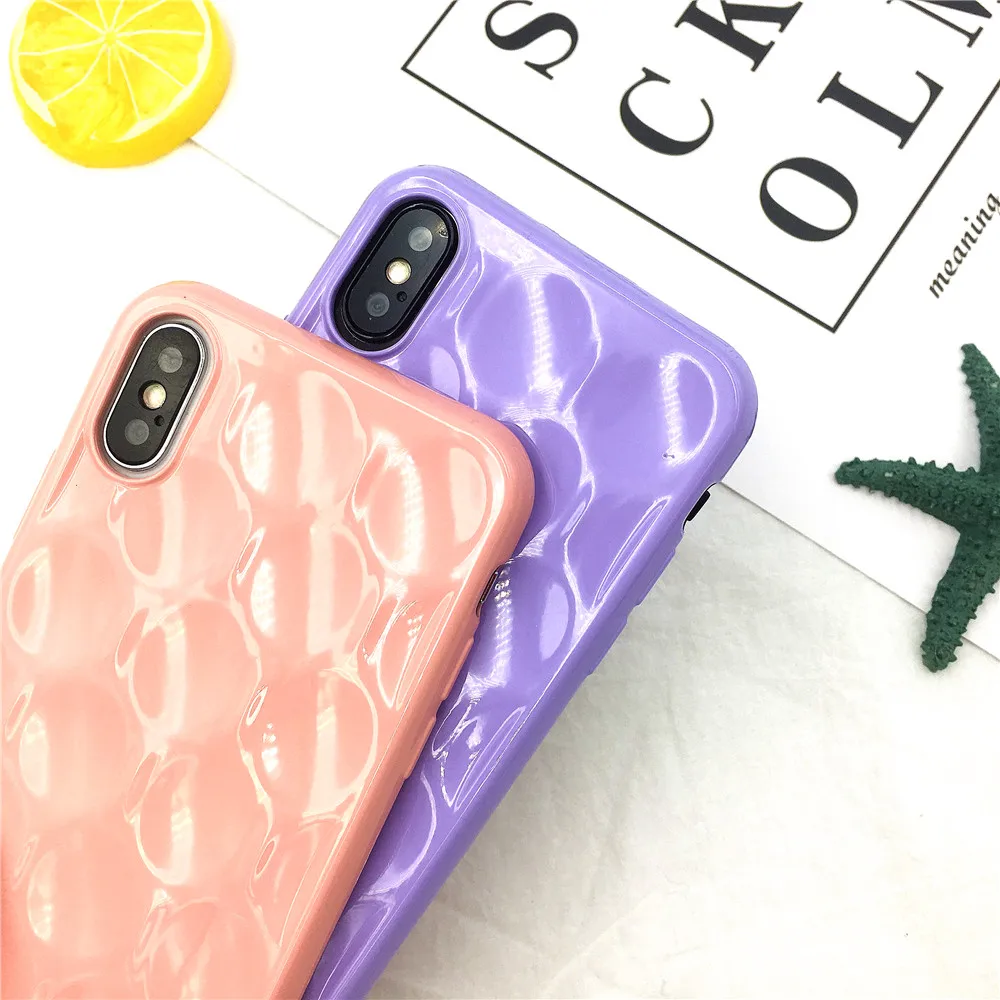 3D силиконовый чехол для iPhone X 10 мягкий ТПУ высокое качество ударопрочный 7 8 6 6s Plus