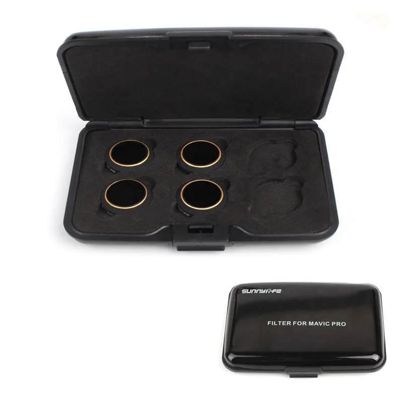 Snap On ND Filters Set 4Pcs ND4/8/16/32 Camera Lens Filter Bundle set Kit For DJI for MAVIC Pro/Mavic Platinum Drone | Электроника