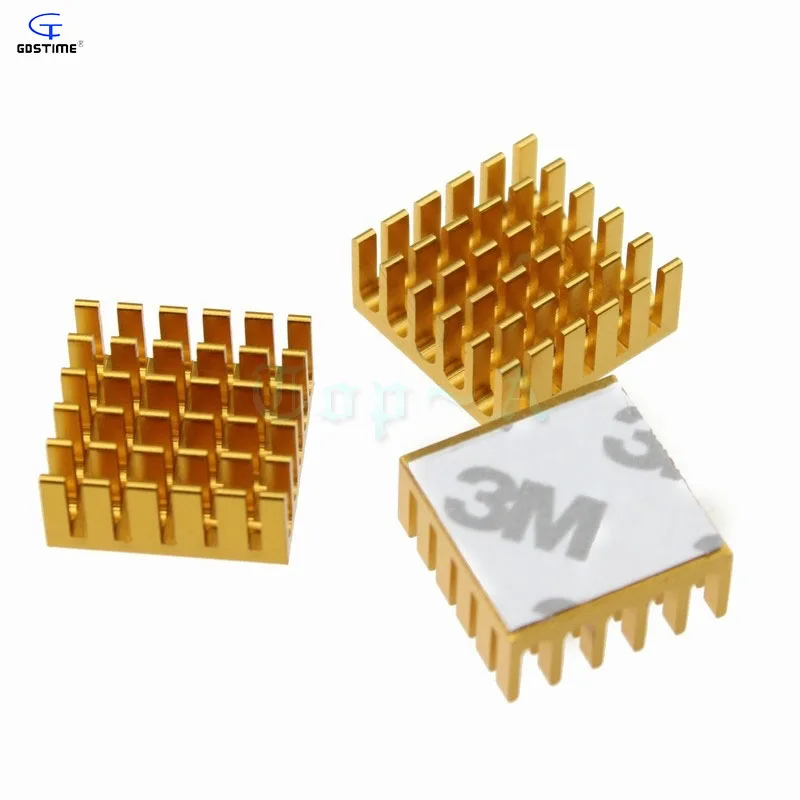 500 шт. алюминиевые радиаторы для процессора 22x22x10 мм|heat sink|aluminum heat sinkaluminum |