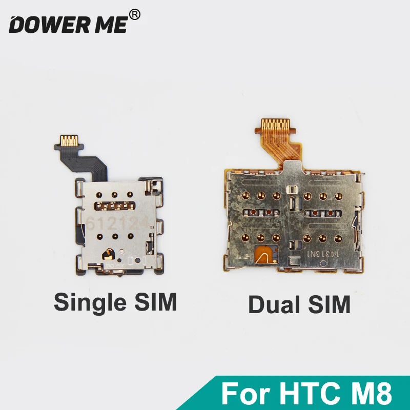 Устройство для чтения SIM карт Dower Me со слотом и гибким кабелем HTC One M8 двойная