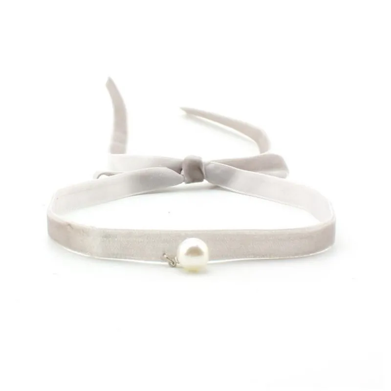 Шикарное многоцветное длинное бархатное ожерелье-чокер s для женщин модное колье