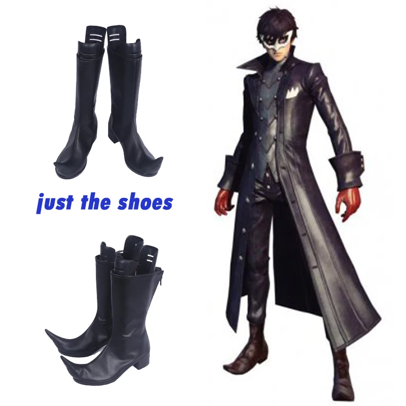 Новинка Persona 5 Joker Kaitou костюм для костюмированной вечеринки обувь игр Хэллоуина на