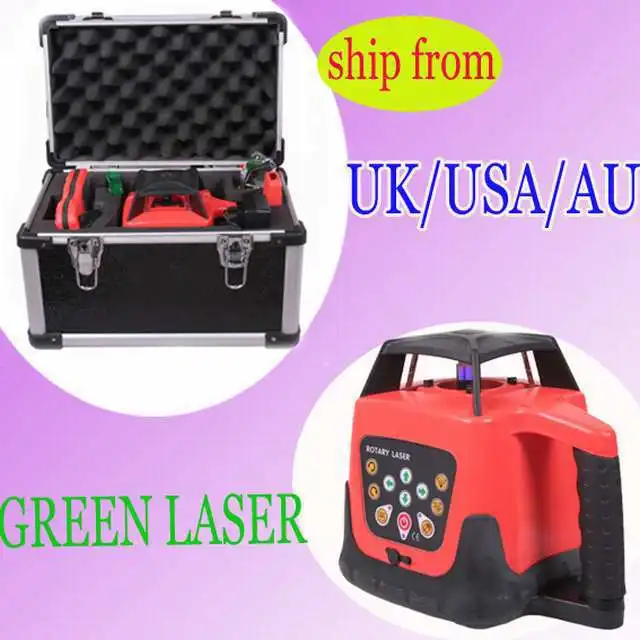 SUPERIOR QUALITY GREEN BEAM ROTARY LASER LEVEL SELF LEVELING ROTATING FULLY AUTOMATIC ElECTRONIC 500M RANGE | Инструменты