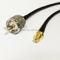 new sma female jack switch uhf male plug jumper cable rg58 wholesale fast ship 50cm 20adapter