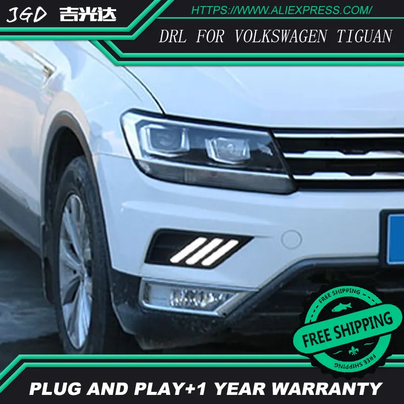 Бесплатная доставка! Чехол для VW Tiguan 2017 супер яркий водонепроницаемый ABS