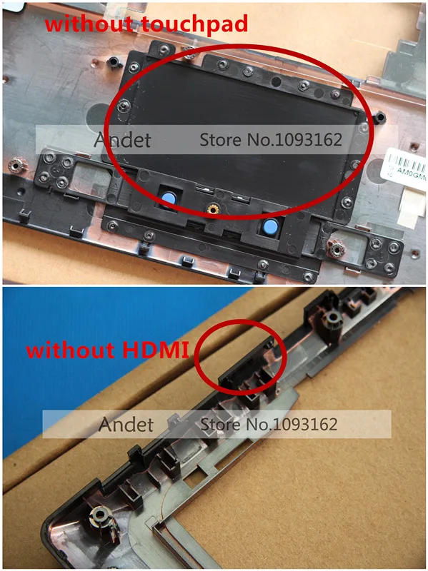 Чехол для lenovo G570 G575 нижняя базовая Крышка HDMI и Упор для рук верхний чехол тачпад AP0GM000A10 AP0GM000920 AM0GM000400 - Цвет: WO TP WO HDMI